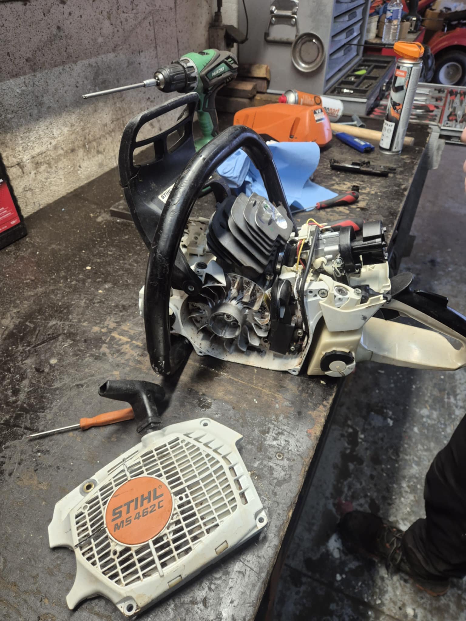 Stock de pièces détachées